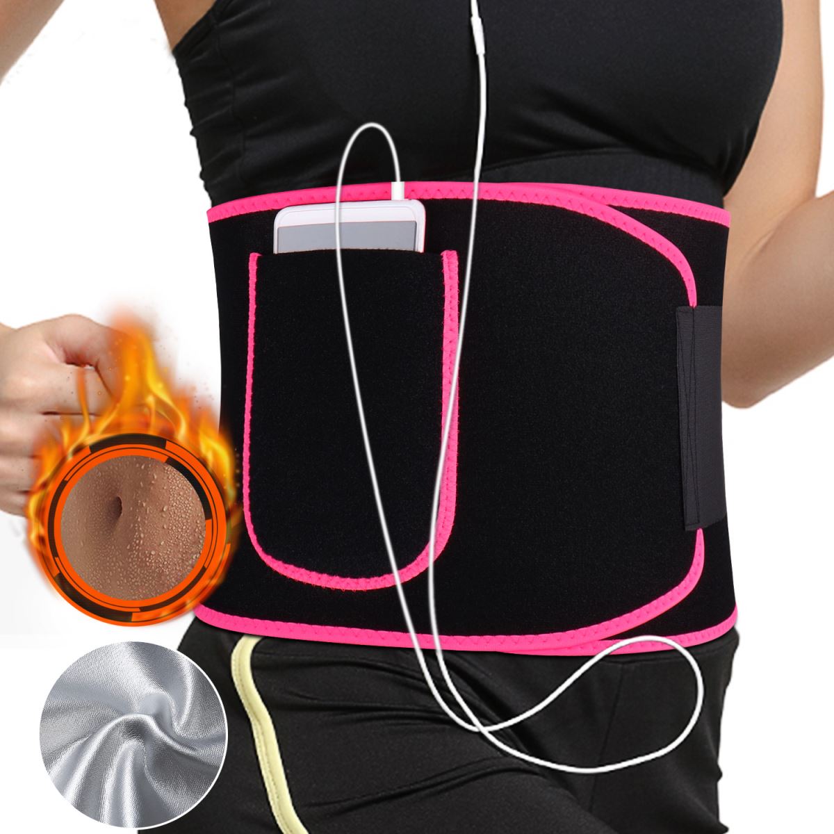 Waist Trimmer Belt-pink