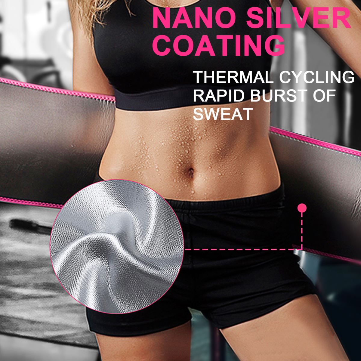 Waist Trimmer Belt-pink